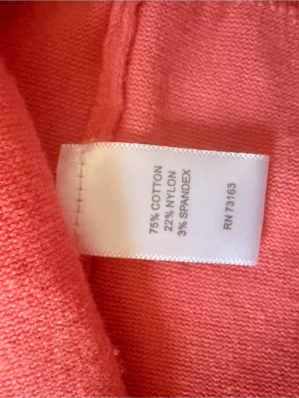 Cable & Gauge Coral Pink Women’s Button-Up Sweater - Picture 3 of 3